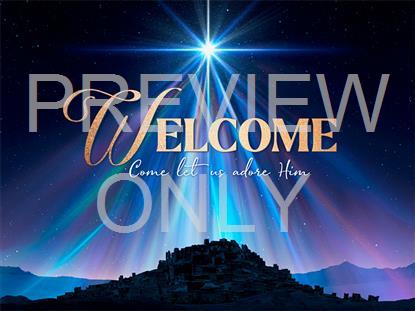 Starlight Christmas Welcome Christmas Still