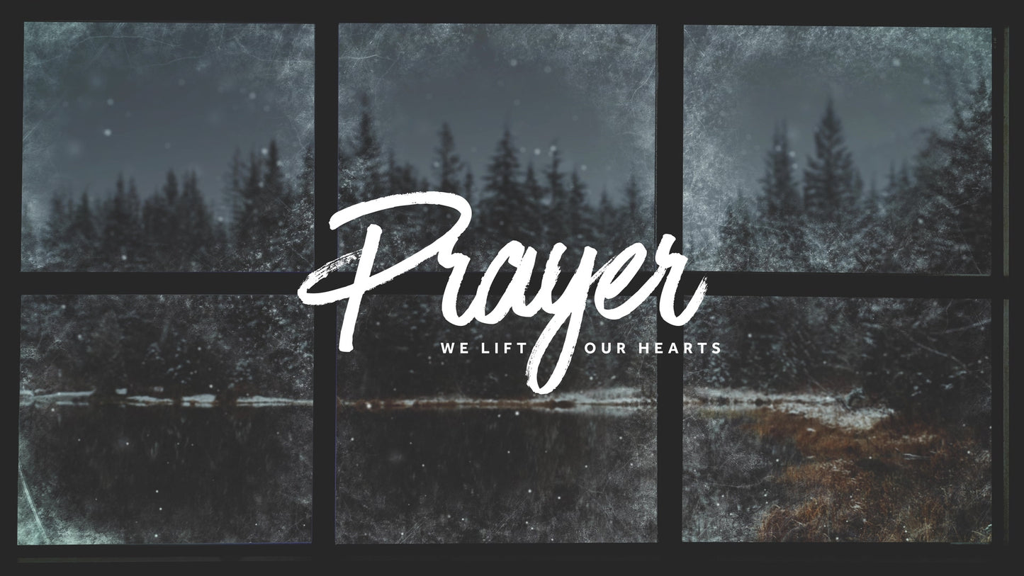 Christmas Windows Prayer Still