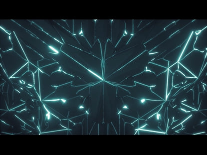 Fractal Shapes 2 Cyan