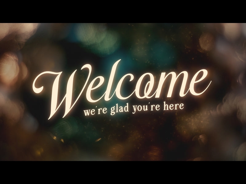 Glory And Wonder Welcome