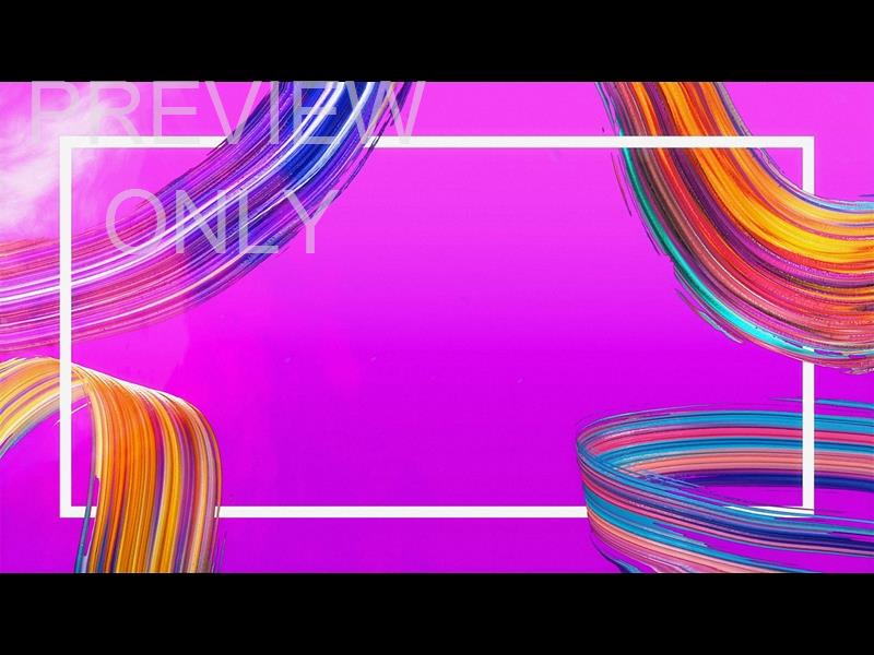 Colorful Brush Strokes: Volume One Blank Graphic 3