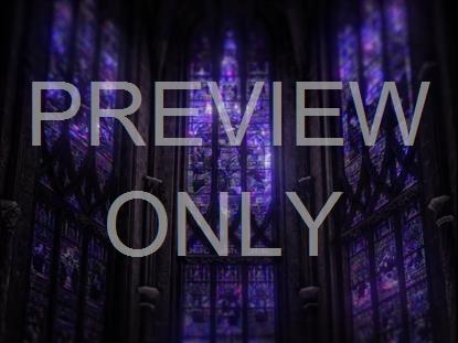 Towering Stained Glass Windows Purple