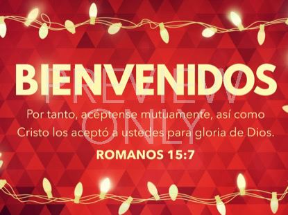 Dancing Lights Welcome Still - Spanish