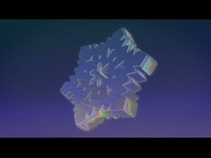 Glass Snowflake Motion Loop 01
