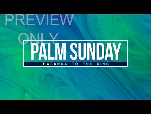 Palm Sunday Paint: Palm Sunday Still