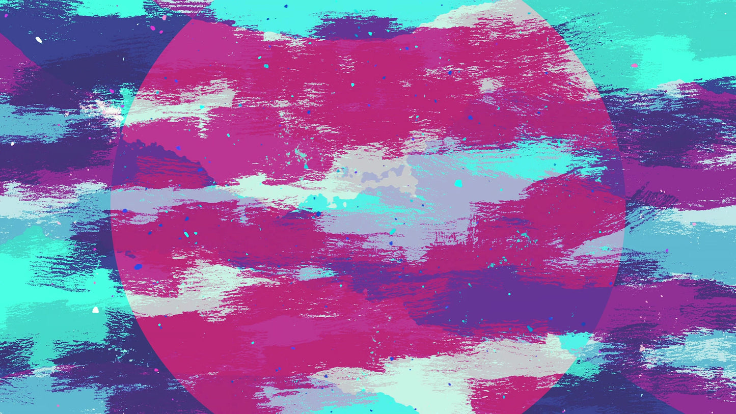 Vibrant Strokes Blue Alt