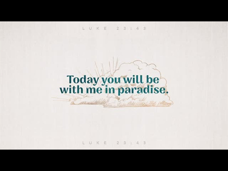 Sayings Of Jesus - Paradise