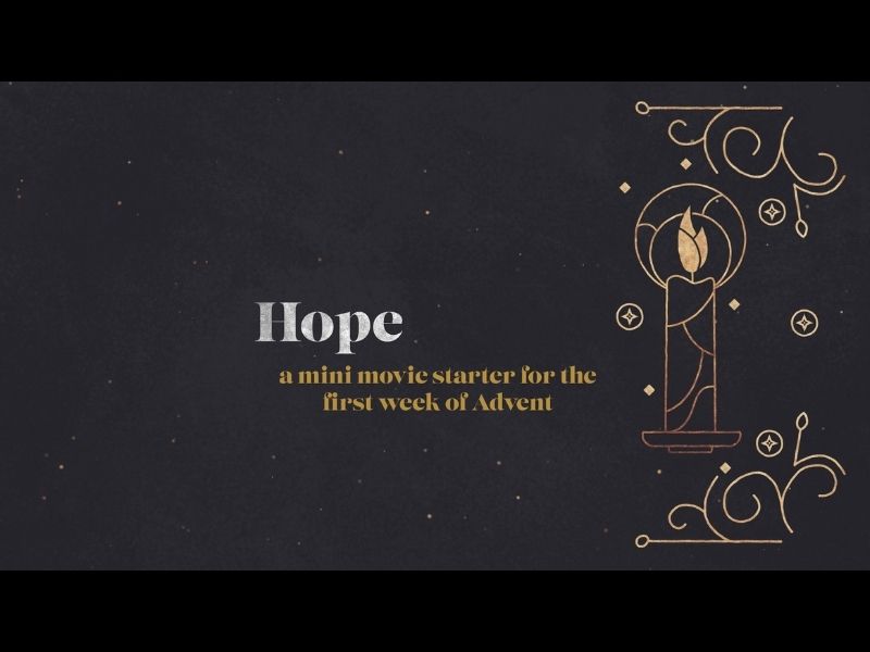 Advent Glitter Hope