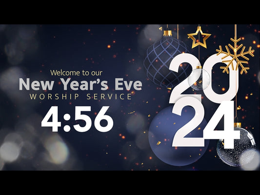New Years Eve Service Countdown