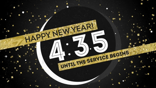 Classy Gold New Years Countdown