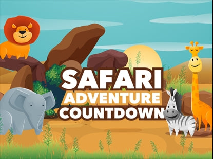 Safari Adventure Countdown Game