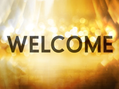 Golden New Year Welcome Motion