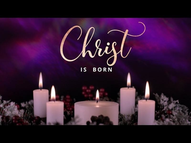 Advent Wreath Christ Is Born