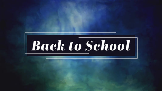 Cloudy Textures Back To School Still