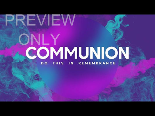 Maundy Thursday Haze Communion Still