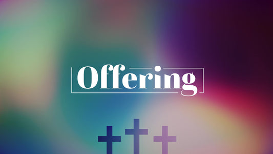 Vibrant Crosses Offering Still