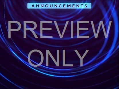 Spiral Announcements