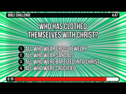 Bible Challenge Countdown - Galatians 3:26-4:7