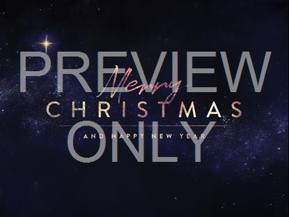 Starry Night Merry Christmas