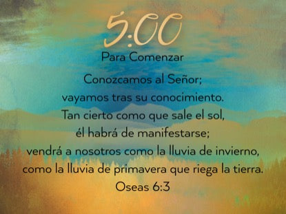Inspiring Nature Scripture Countdown Spanish