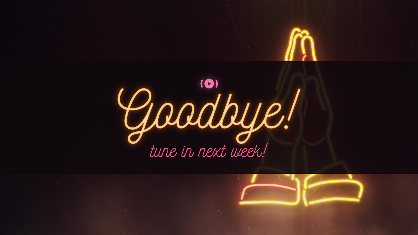 Neon Prayer Exit Stream Still