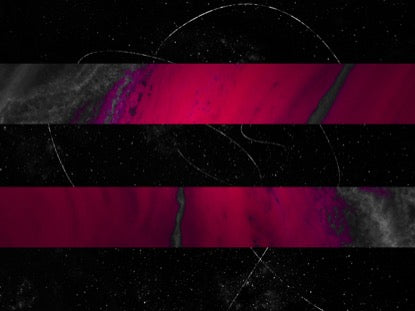 Pink And Black Stripes