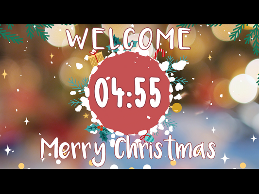 Five Minute Christmas Countdown - Lights And Snow
