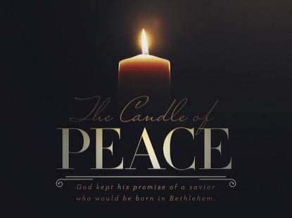 Advent Candles The Candle Of Peace
