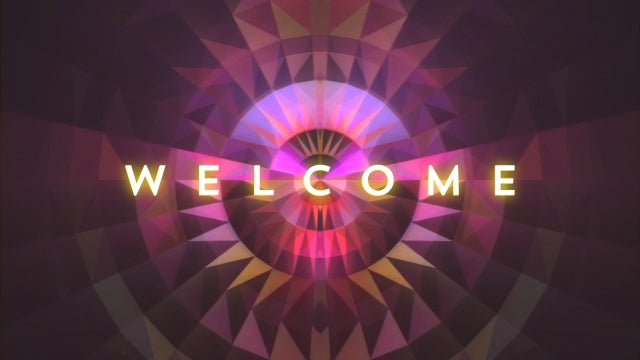 Geometric Glow Welcome