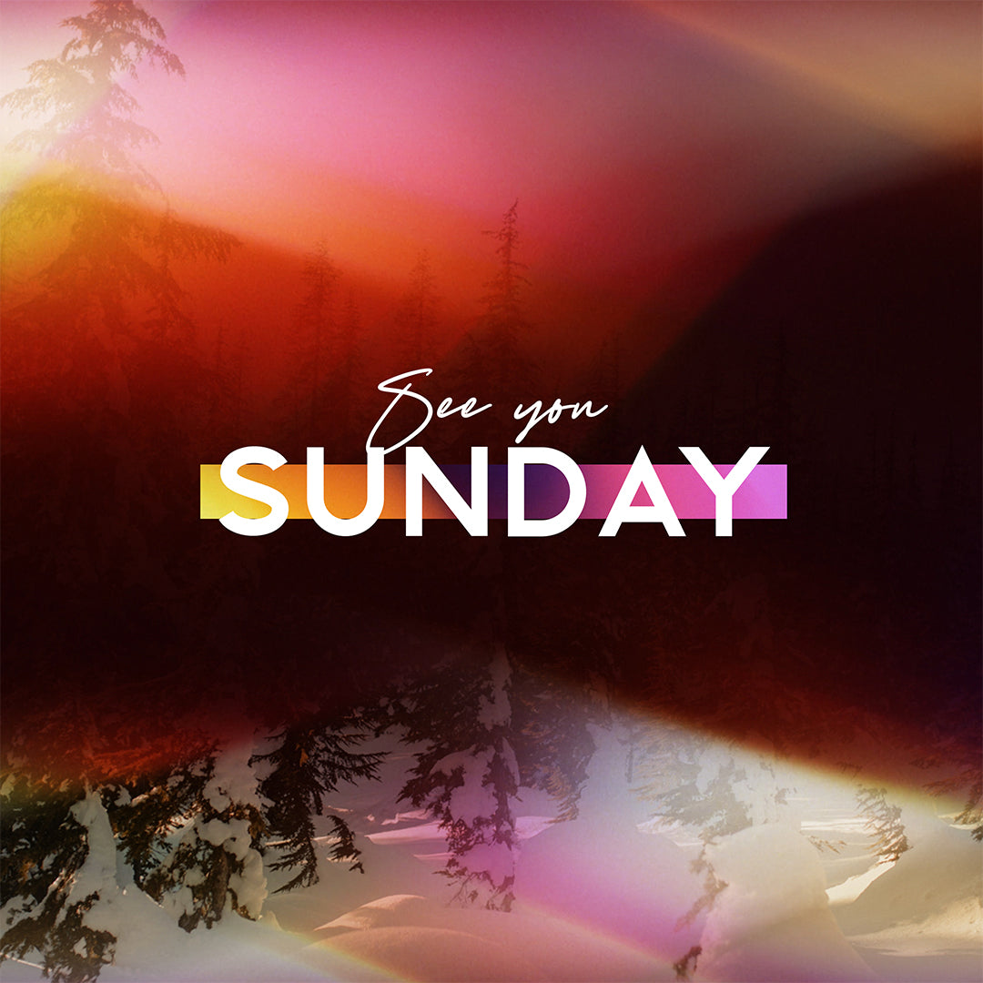 Christmas Light Social Graphic Sunday
