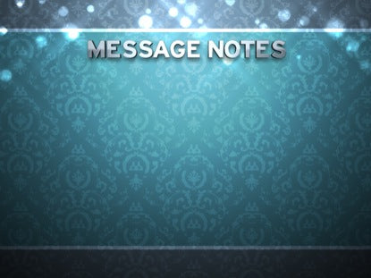 Particle Pattern Message Notes