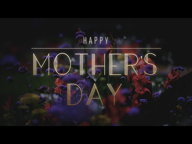 Ebony Floral: Mother's Day