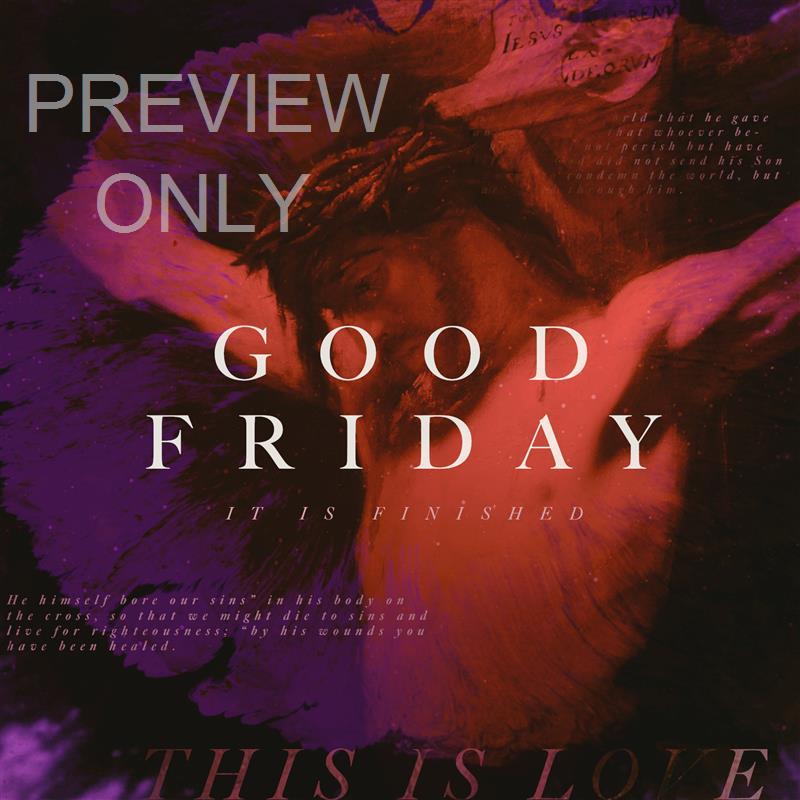 Good Friday Art Still Finished