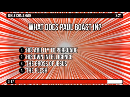 Bible Challenge Countdown - Galatians 6:11-18