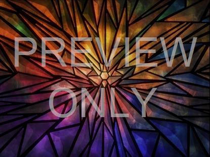 Rays Stained Glass Rainbow