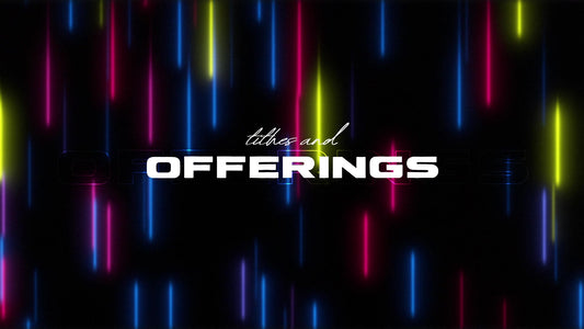 Neon Rain Tithes And Offerings Still