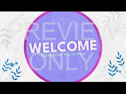 Spring Textures Welcome