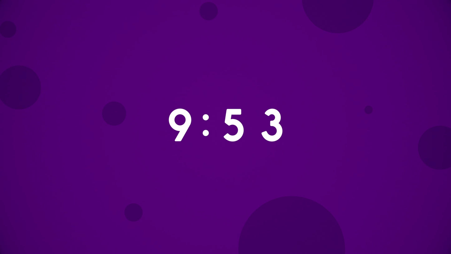 Floating Circles 10 Min Countdown