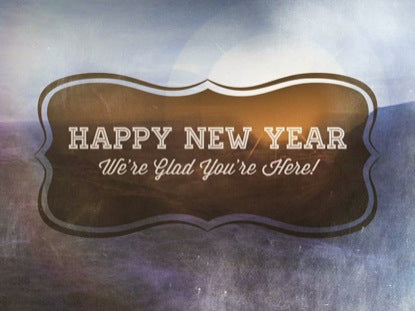 New Year Frame Welcome