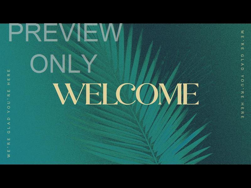 Easter Colors Palm Sunday Welcome Title Still