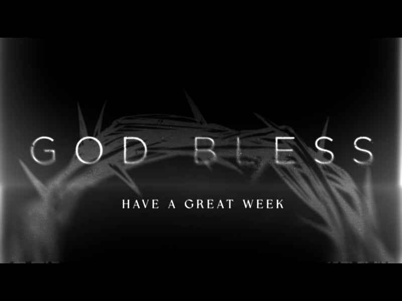 Crown Of Thorns God Bless