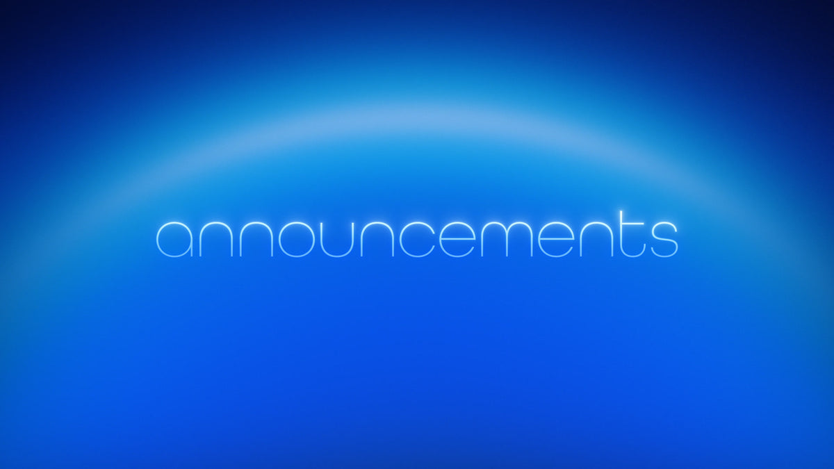 Arc Motion Title   Announcements