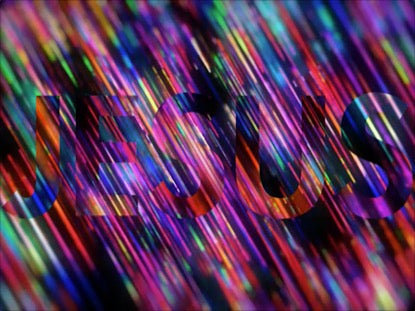 Rainbow Strobe Jesus Small