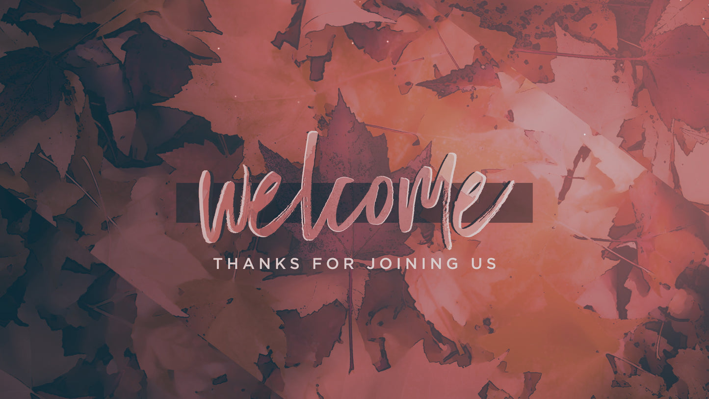 Peaceful Autumn Welcome Still