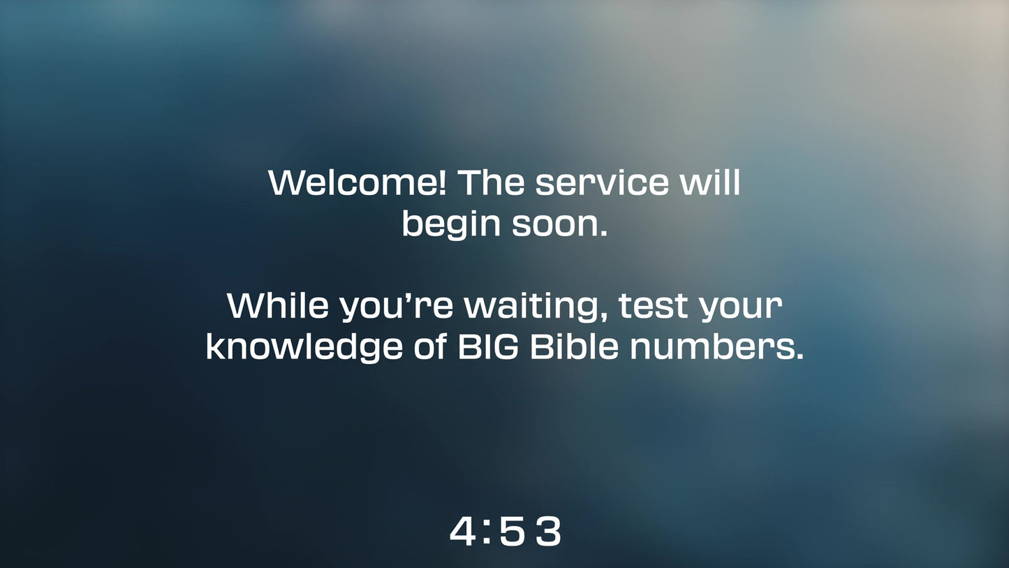 Lake Prespa Number Countdown