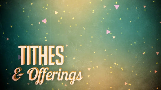 Retro Green Tithes & Offerings