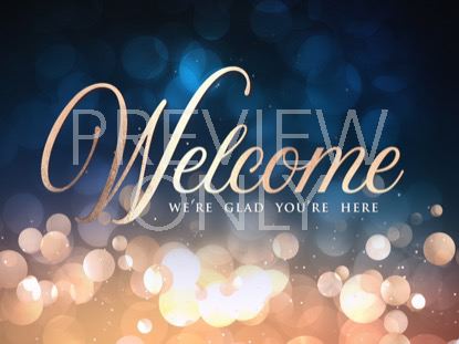 Christmas Bokeh Welcome