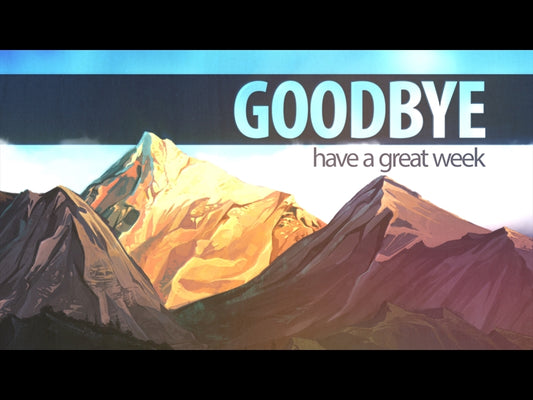 Mountain Range Goodbye Animation