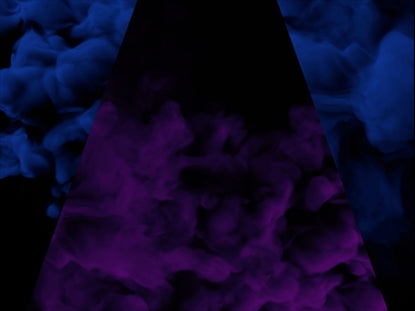 Vapor Purple Blue Triangle