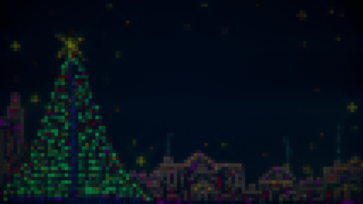 Christmas Lights: Suburbs Pixel